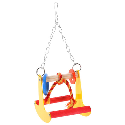 Creative Bird Swing Toy Parrot Chewing Hanging Cage Accessory