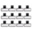 1Set ABS Plastic Name Labels for Stethoscope Marking 1