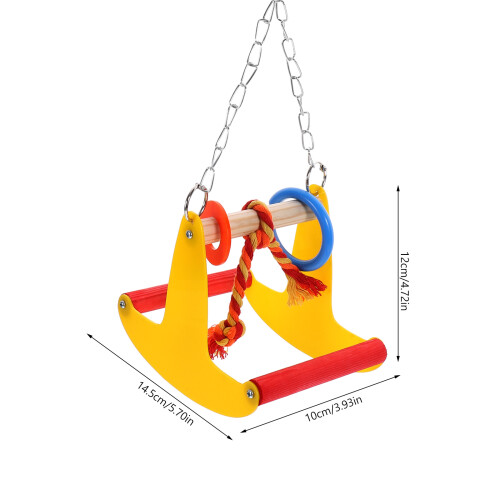 Creative Bird Swing Toy Parrot Chewing Hanging Cage Accessory 1