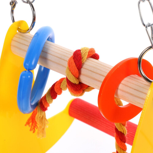 Creative Bird Swing Toy Parrot Chewing Hanging Cage Accessory 2