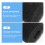 5Pcs Black Pre Filter Sponges for Fish Tank Filter Protective Sleeves 5