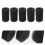 5Pcs Black Pre Filter Sponges for Fish Tank Filter Protective Sleeves 6