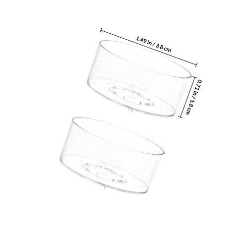 Candle Making Diy Candle Jars 20pcs 1.49x1.49x0.71in 1