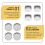 4 Pcs Mirror Support Brackets Mounting Clips Anchor Glass Holder 6
