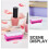 4Pcs Lightweight Fingernail Scrub Brushes PP Material Assorted Colors 3
