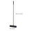 ABS Yellow Floor Scrub Brush with Telescopic Long Handle 2