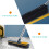 ABS Yellow Floor Scrub Brush with Telescopic Long Handle 5