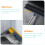 ABS Yellow Floor Scrub Brush with Telescopic Long Handle 6