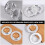 5-Pack Metal For Breeding Box, Round Shape Metal Set 4