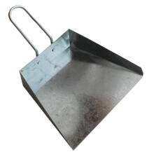 Mini Metal Dustpan with Ergonomic Handle Compact Handheld Cleaner for Home and Office Quick Cleanups