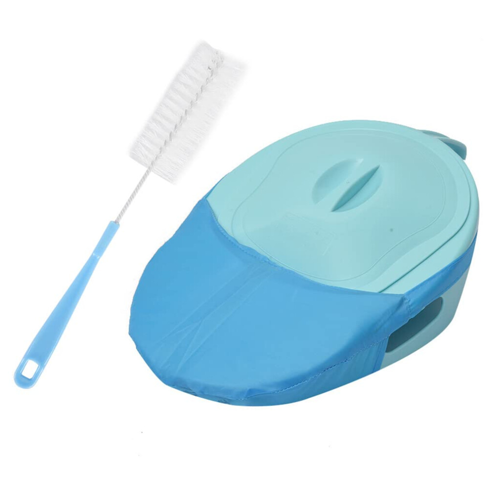 Bed Pan for Elderly and Patients, Portable Bedpan with Lid, Ergonomic LeakResistant Design for Home and Hospital Use