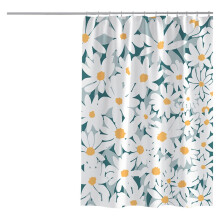 Waterproof Shower Curtain 120x180cm Thickened Polyester Fabric with Water Barrier Design for Hotel Bathroom