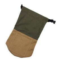 HeavyDuty Canvas Oil Lamp Storage Bag with Secure Buckle, Retro Style Camping Lantern Carry Pouch
