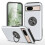 (silver) For Google Pixel 8A Case, Heavy Duty Military Anti-fall Shockproof Case with Ring Holder Kickstand For Google Pixel 8a 1