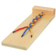 1Pc Braid Practice Wooden Toy Kids Educational Hair Teaching Kit