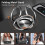 (silver) For Google Pixel 8A Case, Heavy Duty Military Anti-fall Shockproof Case with Ring Holder Kickstand For Google Pixel 8a 3