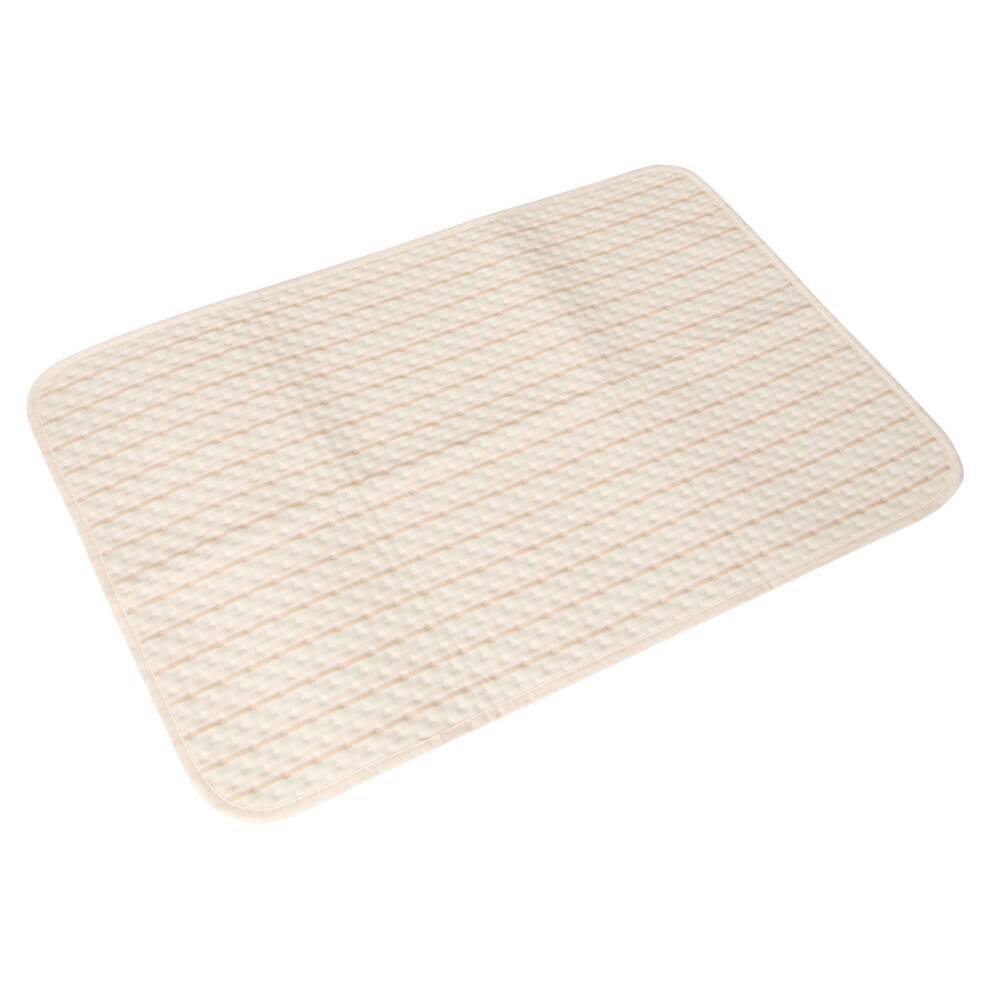 1Pc Waterproof Baby Pad Washable Cotton Breathable Diaper Mat Beige Supvox