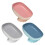 Bathroom Soap Dish Double Layer Design Strong Suction Mount Wall Mounted Soap Holder Organizer 4