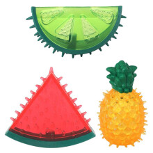 3Pcs Elastic Pet Chew Toys Dog Molar Toys for Healthy Teeth Care