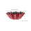 4pcs reusable egg tart molds carbon steel red black 2