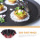 4pcs reusable egg tart molds carbon steel red black 4