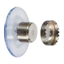 Magnetic Soap Holder with Fast Drying Drain System, Removable Wall Mounted Soap Dish for Bathroom Sink