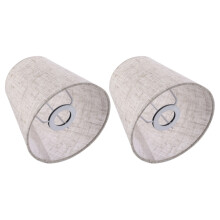 2Pcs Cloth Lampshades For Ceiling Lamp Chandelier Dustproof Covers
