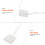 1Pc Stainless Steel Strainer Spoon Silver Kitchen Filter 5