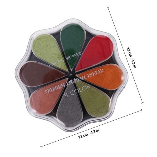 Multicolor Ink Pad Sponge DIY Craft Stamp Pad Portable 1