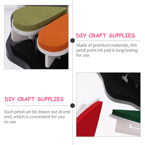 Multicolor Ink Pad Sponge DIY Craft Stamp Pad Portable 2