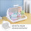 1Pc Bottle Storage PP Drying Case White Dustproof 3