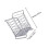 1Pc Silver Chopsticks Organizer Carbon Steel Kitchen Gadget 2