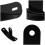 Black Steel Universal Motorcycle Side Support Mounting Bracket 4