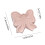 White Ceramic Self Draining Soap Dish, Decorative Bow Shaped Holder for Bathroom and Kitchen Sink 2