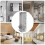 Wall Mounted Soap Dispenser 450ml Refillable NoDrill Suction Mount with Visible Level Window for Bathroom 2