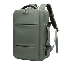 Outdoor Hiking Backpack Waterproof Nylon with USB Charging Port and Dry Wet Separation for Men and Students