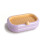 Cute Soap Dish PP Purple Compact Wall-Mount 5.3oz 11