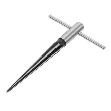 Guitar Bridge Pin Reamer Tool with Ergonomic T Handle for Precision Pin Alignment and