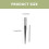 Guitar Bridge Pin Reamer Tool with Ergonomic T Handle for Precision Pin Alignment and 2