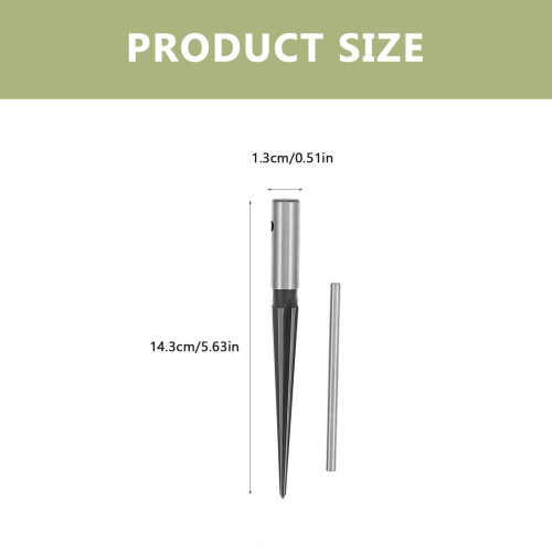 Guitar Bridge Pin Reamer Tool with Ergonomic T Handle for Precision Pin Alignment and 1