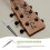 Guitar Bridge Pin Reamer Tool with Ergonomic T Handle for Precision Pin Alignment and 5