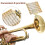 Marching Band Flip Folder with Trombone Lyre Clip, Secure Page Grip and Quick Flip Access 5