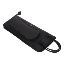 Drum Stick Bag Large Capacity Durable Oxford Cloth with Shoulder Strap Black Storage Pouch for Drummers