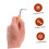 Harp Tuning Wrench with Ergonomic Wood Handle for Precise String Adjustment and Lyre Compatibility 2