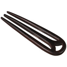 1Pc Black Wooden Hairpin Retro Chinese Style Creative Hair Accessory