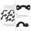 50 Pcs Kayak Accessory Nylon Bungee Deck Tie Down Pad Eye 4
