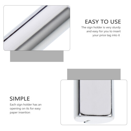 2Pcs Metal Tag Holder For Price And Baking Labels 2