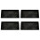 4Pcs Black Plastic Nursery Trays for Plant Germination and Growth 5