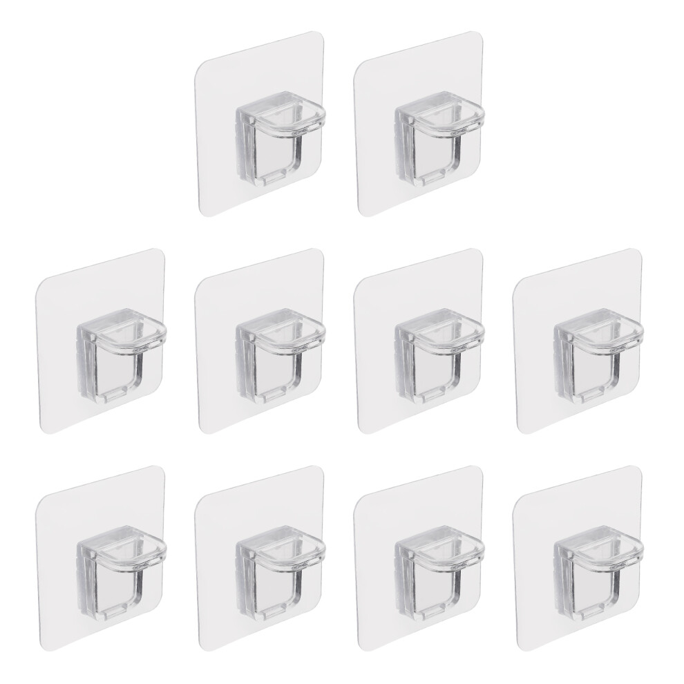 10Pcs Plastic Adhesive Shelf Support Pegs For Cabinets 3743067244150