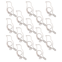 20Pcs Silver Metal Clips Creative Bird Use